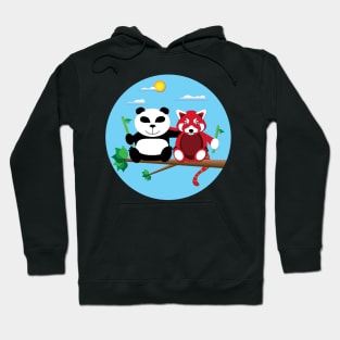 Panda & Red Panda Hoodie